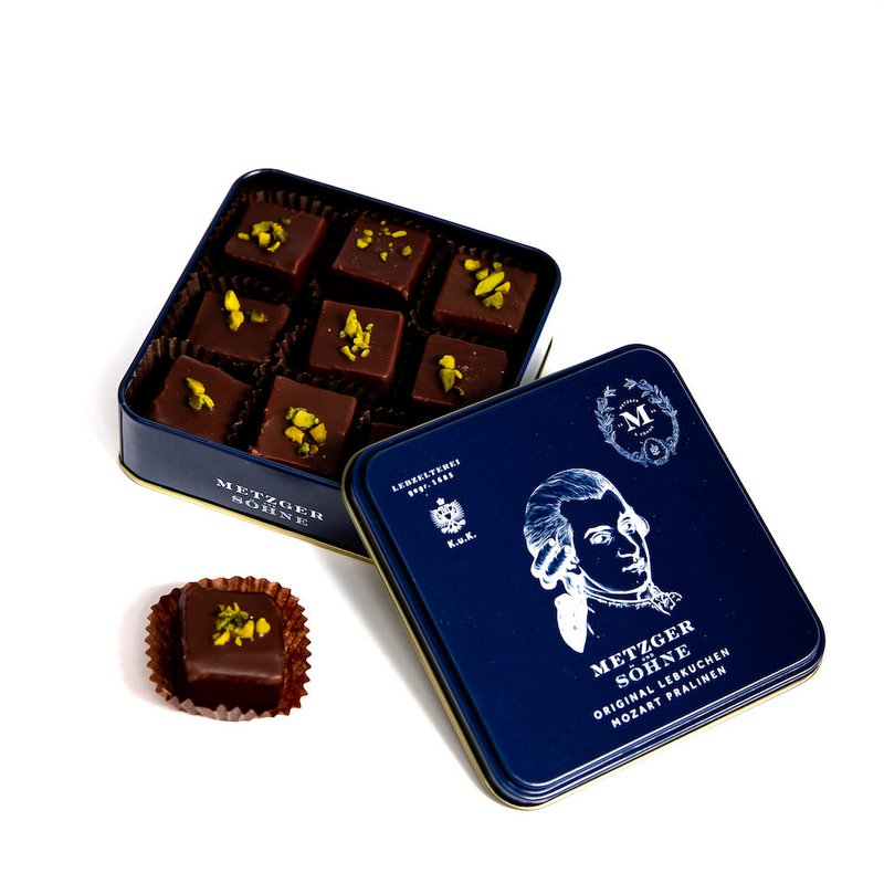 Mozart gingerbread praline box