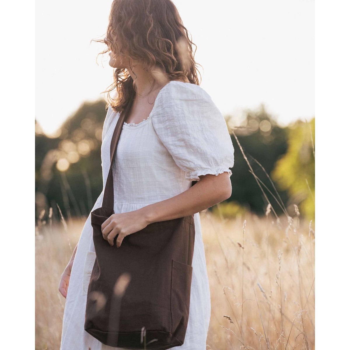 Mira Canvas Taske - Brown