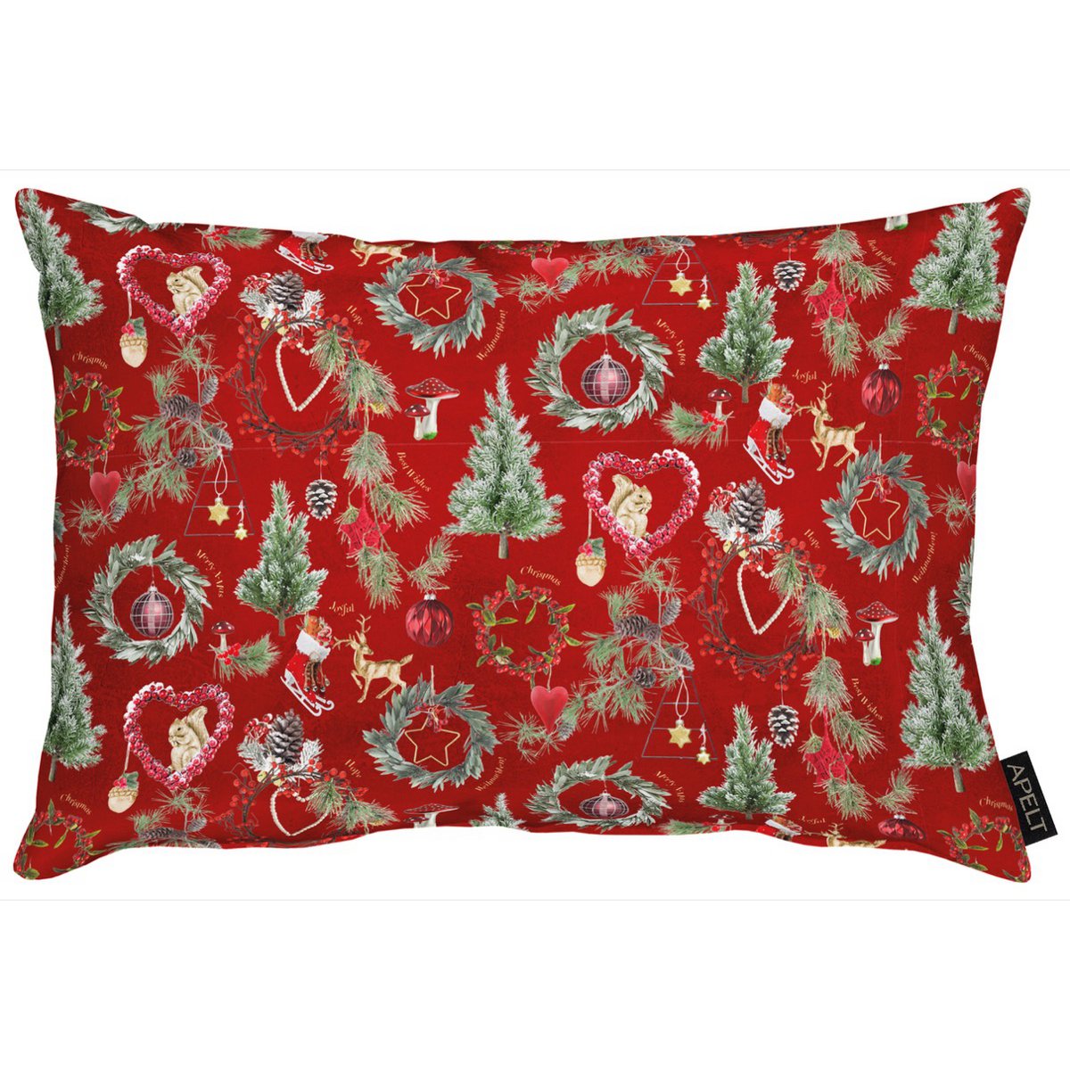 9528 cushion red / green - 35X50