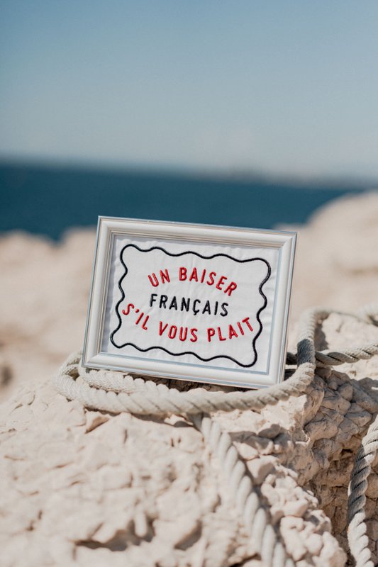 Made in France embroidered