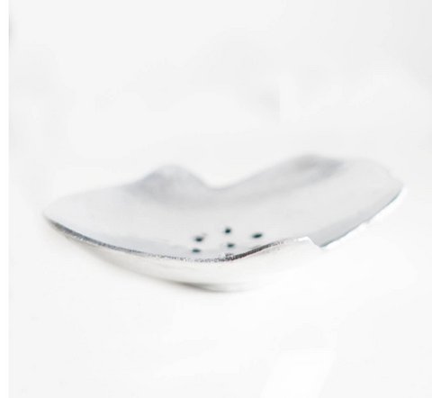 Handmade Moroccan Bibuna bowl, silver