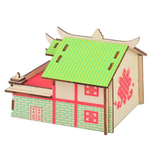 Bausatz Tibetan House- Farbe