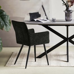 Kaya Dining Chairs [Set of 2] [Linen Fabric]