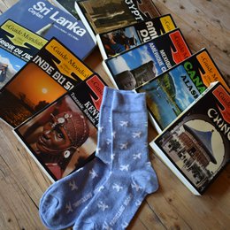 Flugzeugsocken