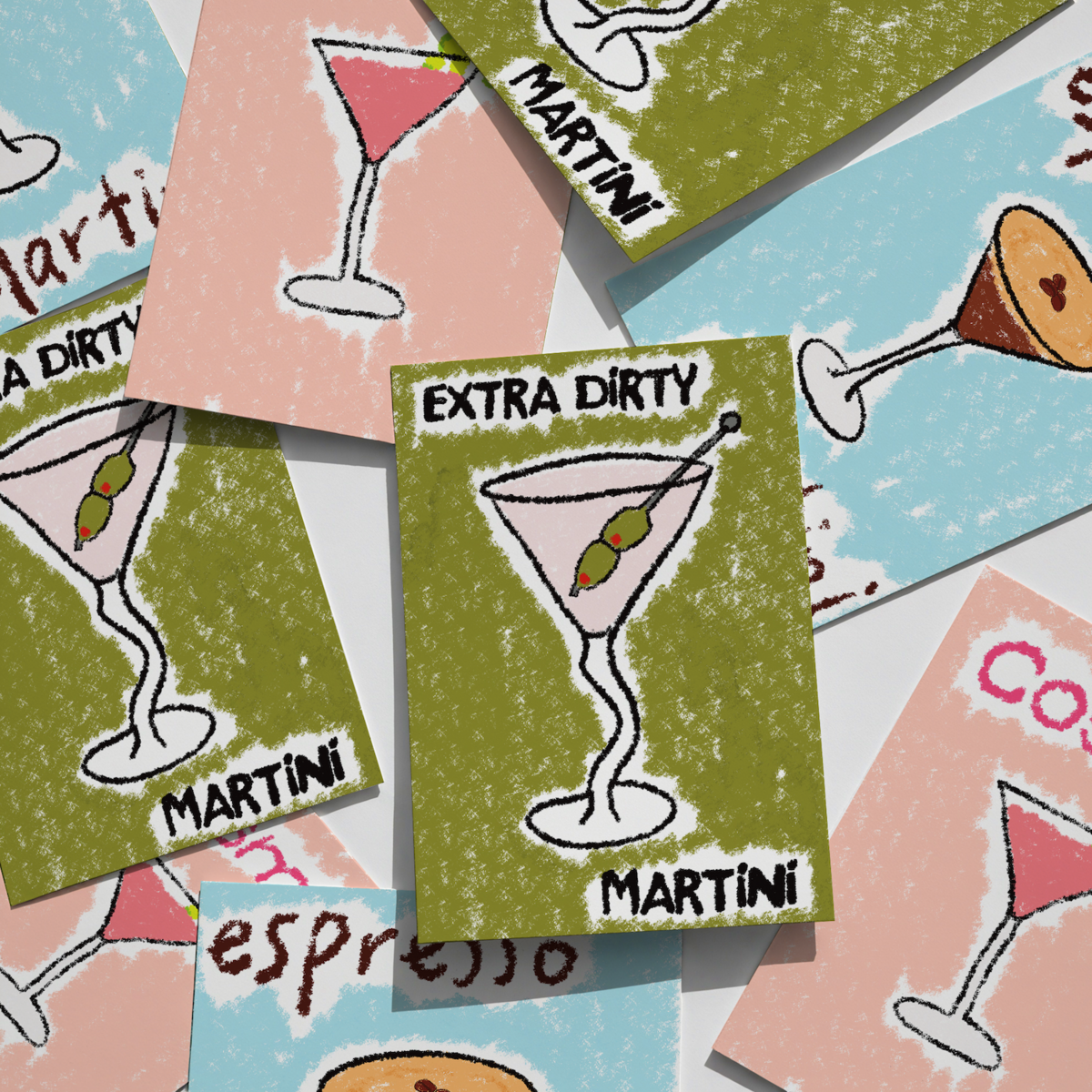 Affiche ~ Extra Dirty Martini