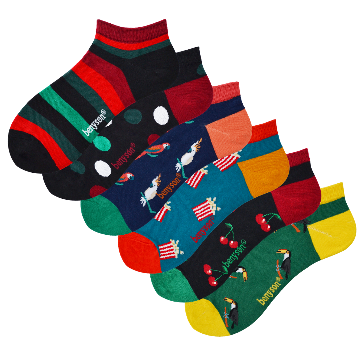 Benyson Knöchelsocken aus Bio-Baumwolle