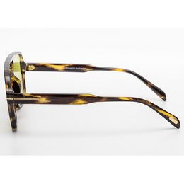 Tortoiseshell Aviator Sunglasses with Yellow Lenses – UV400 | Trend Statement