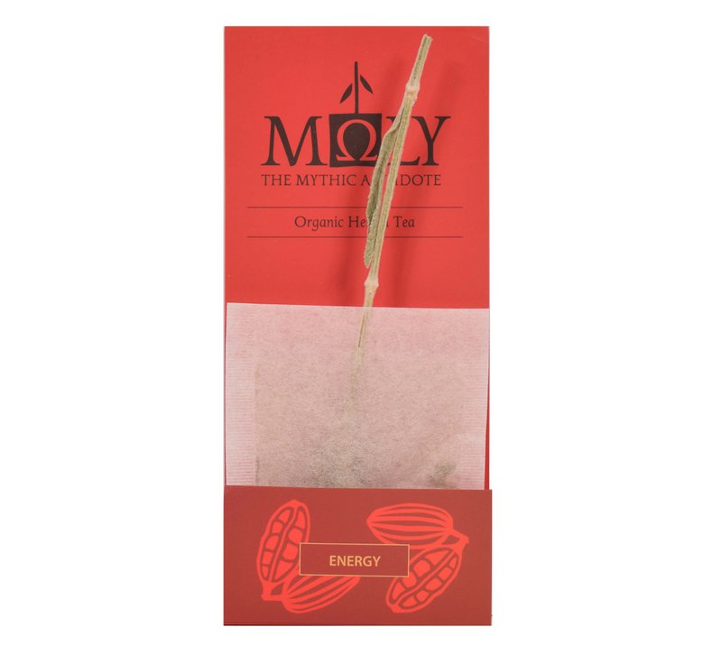 MΩLY "Energie" – HoreCa-kruidenthee met natuurlijke kruidenstengel