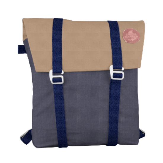 ROLL TOP & SAC D'ÉCOLE ANTHRACITE-SABLE-MARIN ECO CHANVRE IMPERMÉABLE
