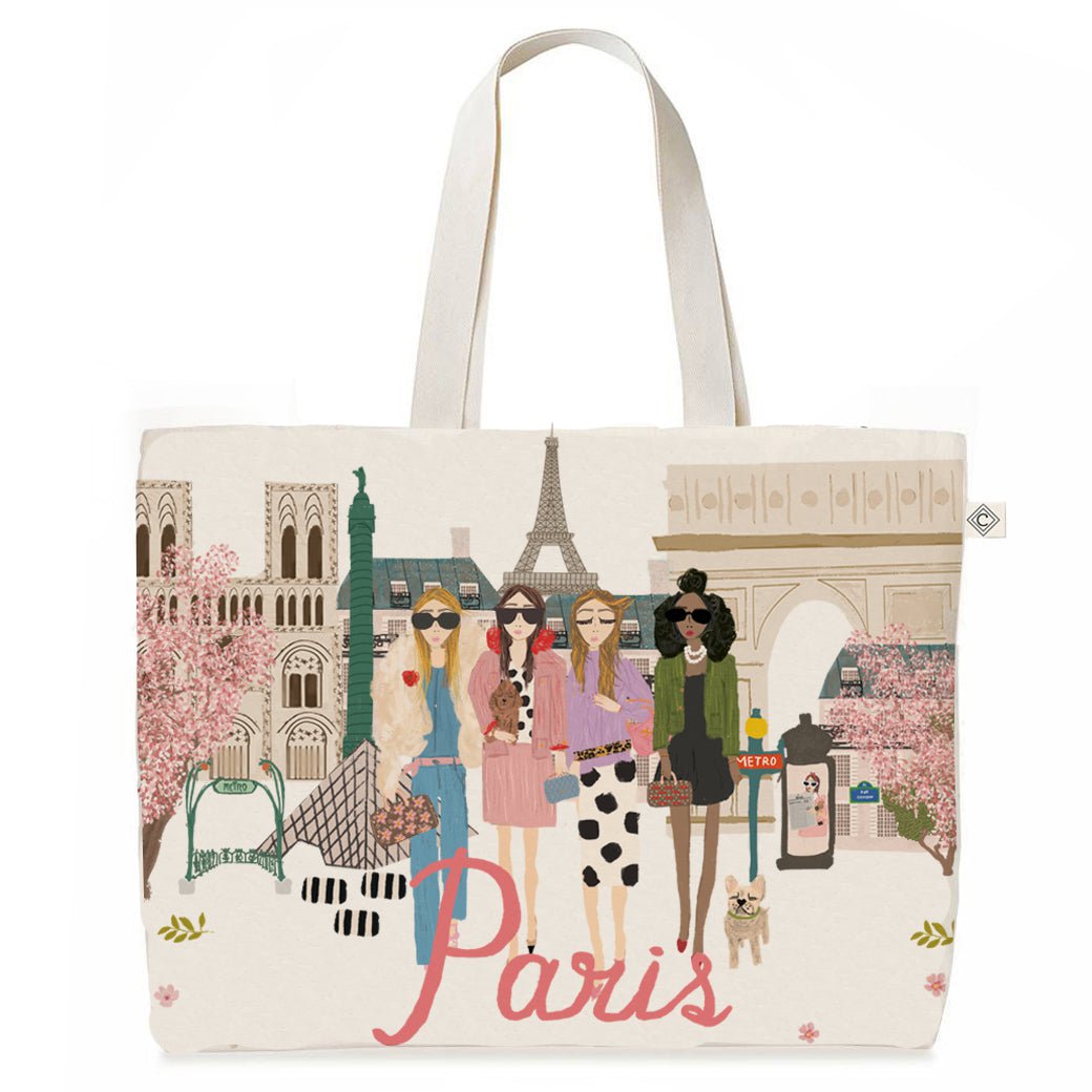 PARIJS MEISJES TOTE BAG