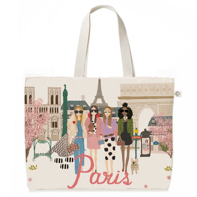 PARIJS MEISJES TOTE BAG