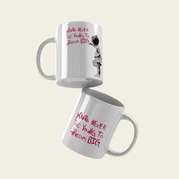 Banksy Ceramic Mug 325ml - Dream Big
