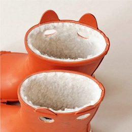 LOOKICAT Regenstiefel für Kinder, Ziegelstein