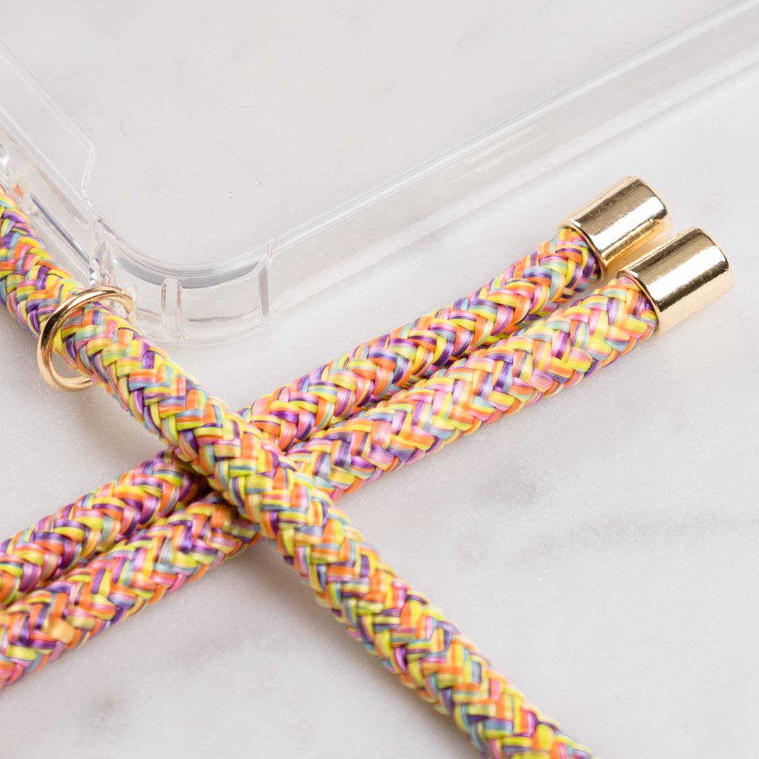 Telefoonhoesje met koord - Rainbow