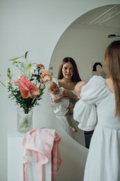 Nehmen Sie die Pflegeabdeckung, Pink Gingham