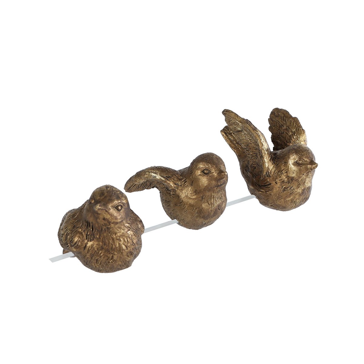 Hang sculptuur Vogel goud polystone