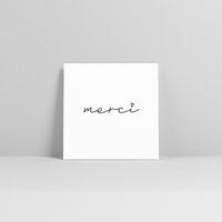 Little Note "merci"