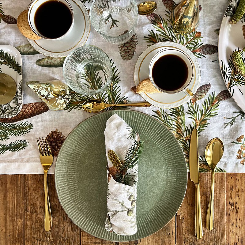 Linen napkin - Pine trees