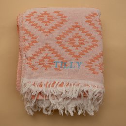 Kilim Orange Handwoven