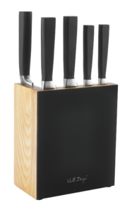 SET mit 5 Messern in Blockschwarz FINO 5240