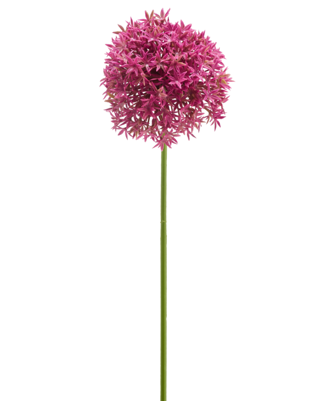 Fleur artificielle Mini Allium 60 cm mauve