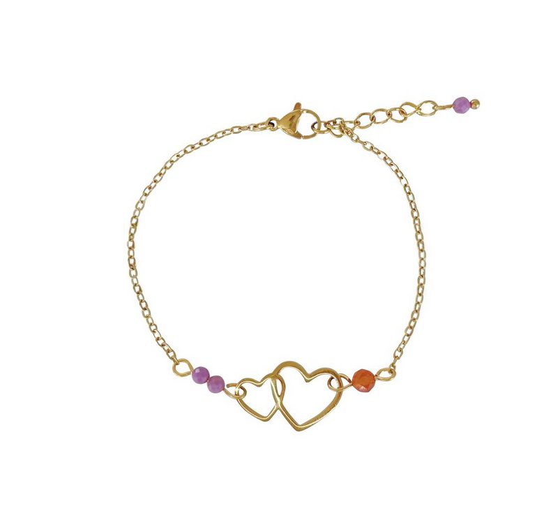 Brazalete amoroso y valiente - oro
