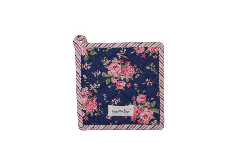 Uchwyt na garnek Bella niebieski 20x20 cm Isabelle Rose