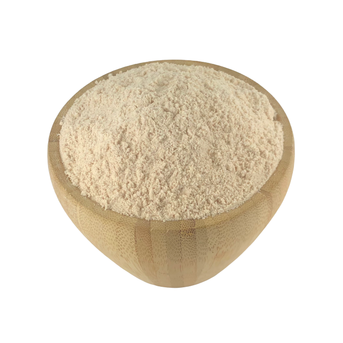 Organic deoiled almond flour in bulk
