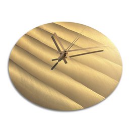 Orologio da parete ottone lucido 'Waves'