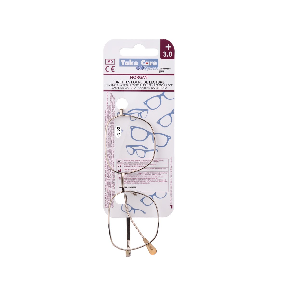 Reading glasses – Morgane Métal +3.0