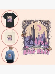 Transferencia Kleding Bienvenido al Salvaje Oeste