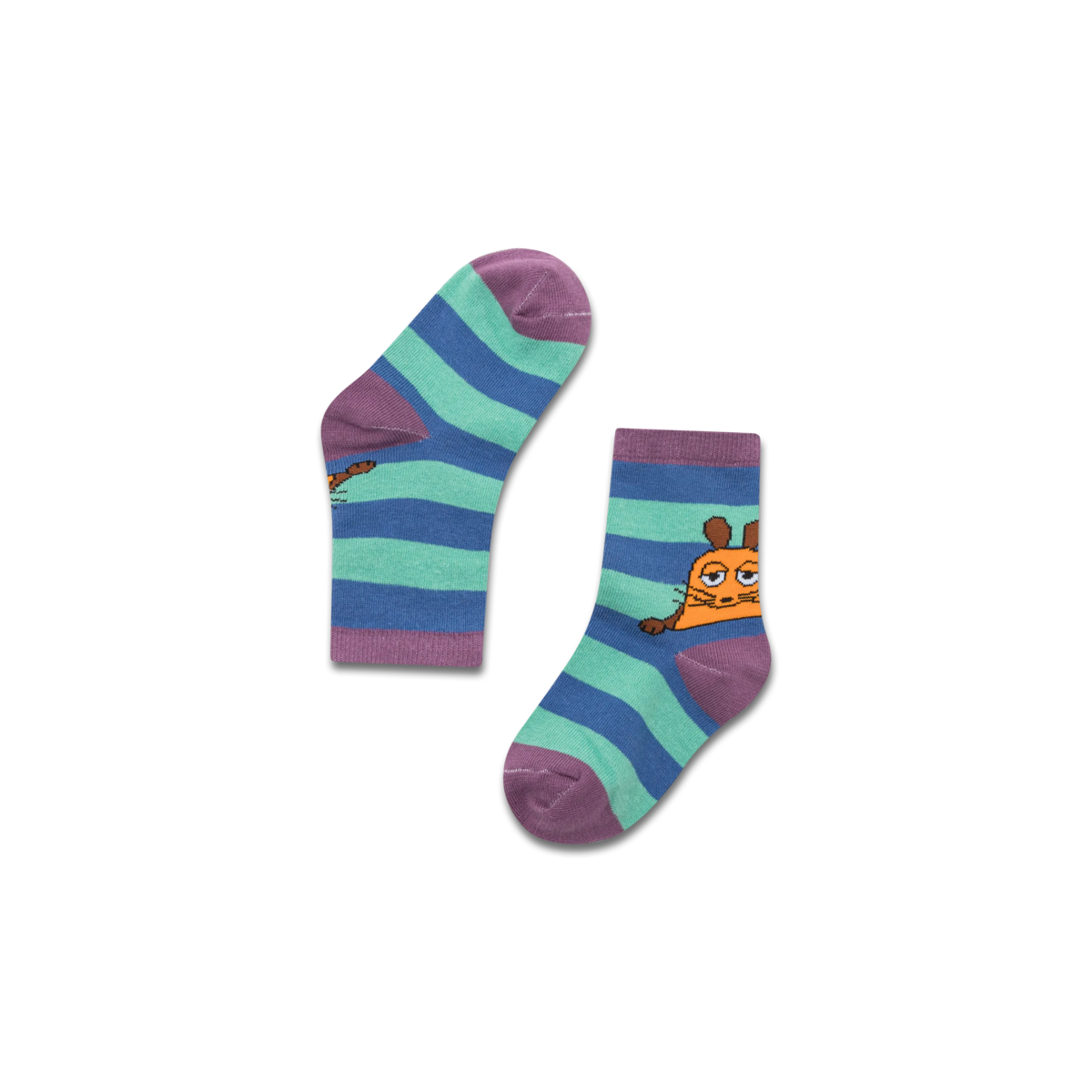 koaa – The Mouse “Stripes” – Socks blue/green