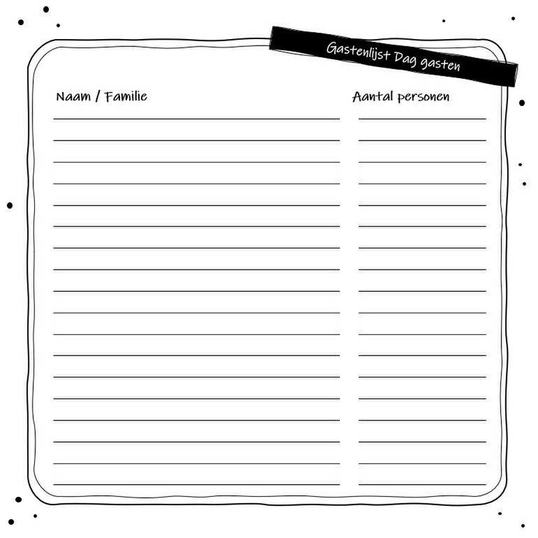 Fill-in Book SilliBeads - My Wedding Planner Fill-in Book - Relié Wire-o (GAMME NOIR/BLANC)