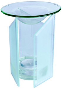Aroma lamp made of glass Arctis, frosted