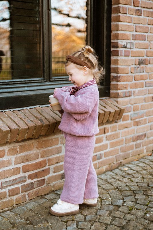 Dziewczęcy zestaw dla dziewczynki – Dusty Mauve