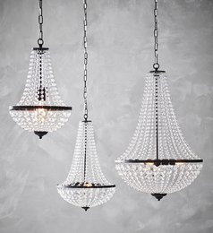 Gränsö Chandelier 2L Sandy Black/MC
