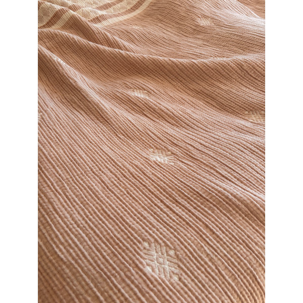 Muslin blanket - beige-white - 2.20 x 2.50 m