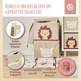 Storage box Reh Ella with lid