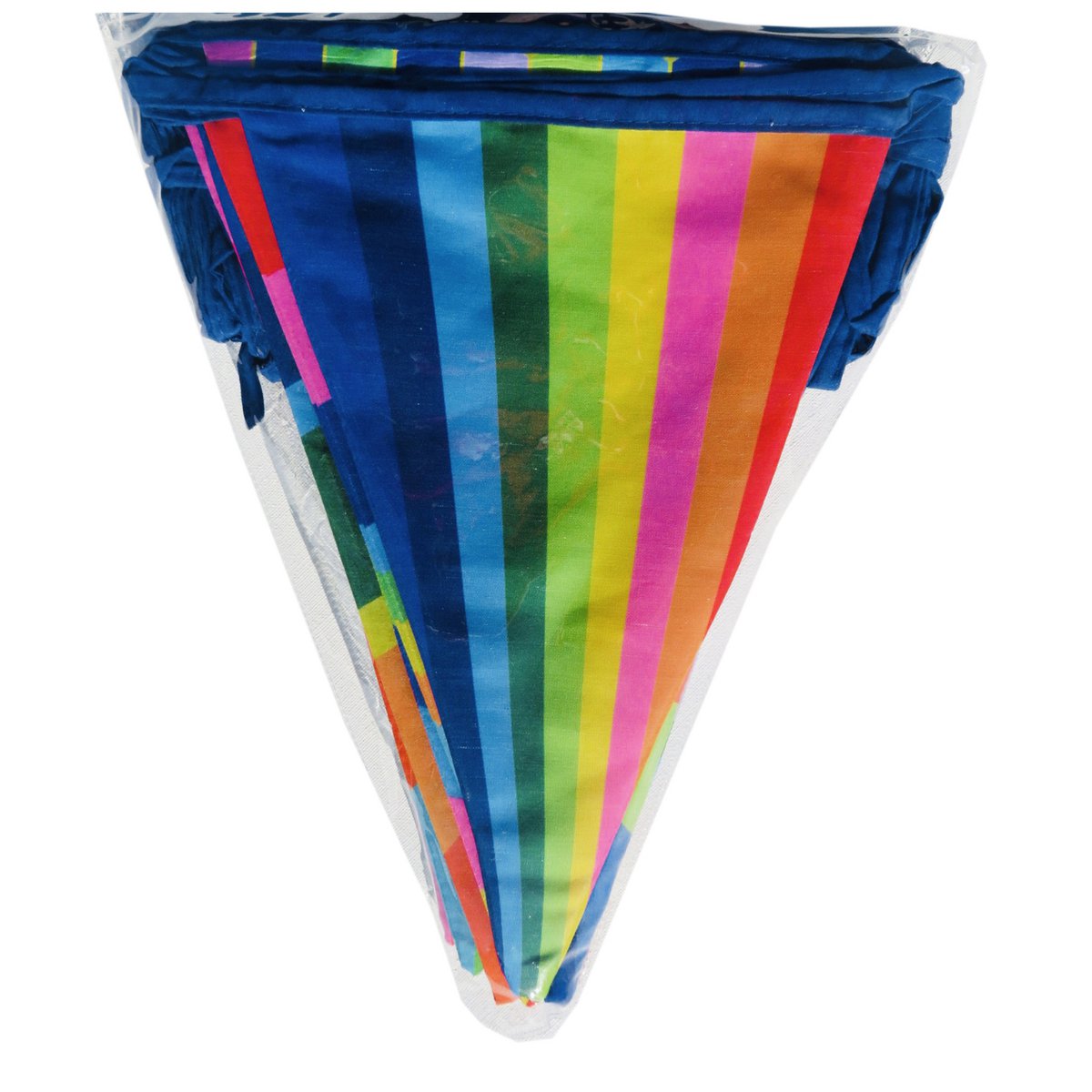 Puk Art® | Stoffen Slinger | Regenboog | Dubbelzijdig • 12 meter