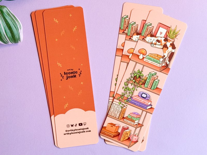 Bookish Bookmark | Soft Touch Laminated boekenlegger