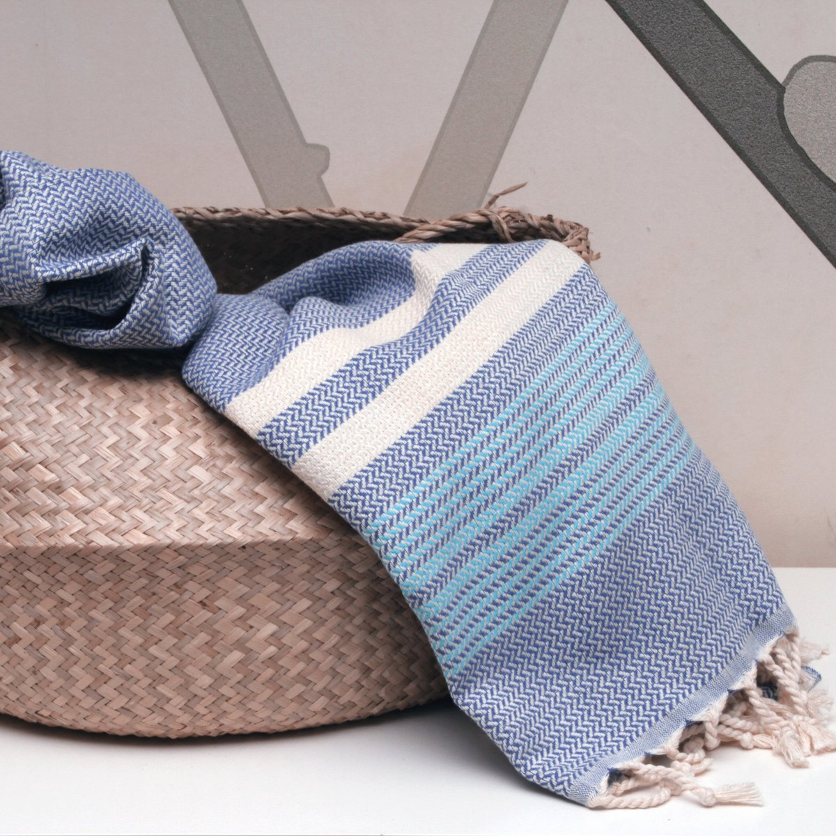 Tricolor Turkish Towel
