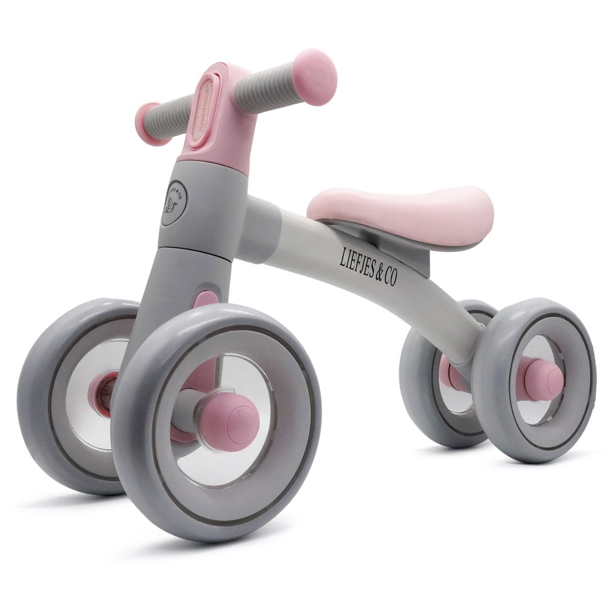 Liefjes & Co Woom Balance Bike / Tricycle from 1 Year Green - Pink