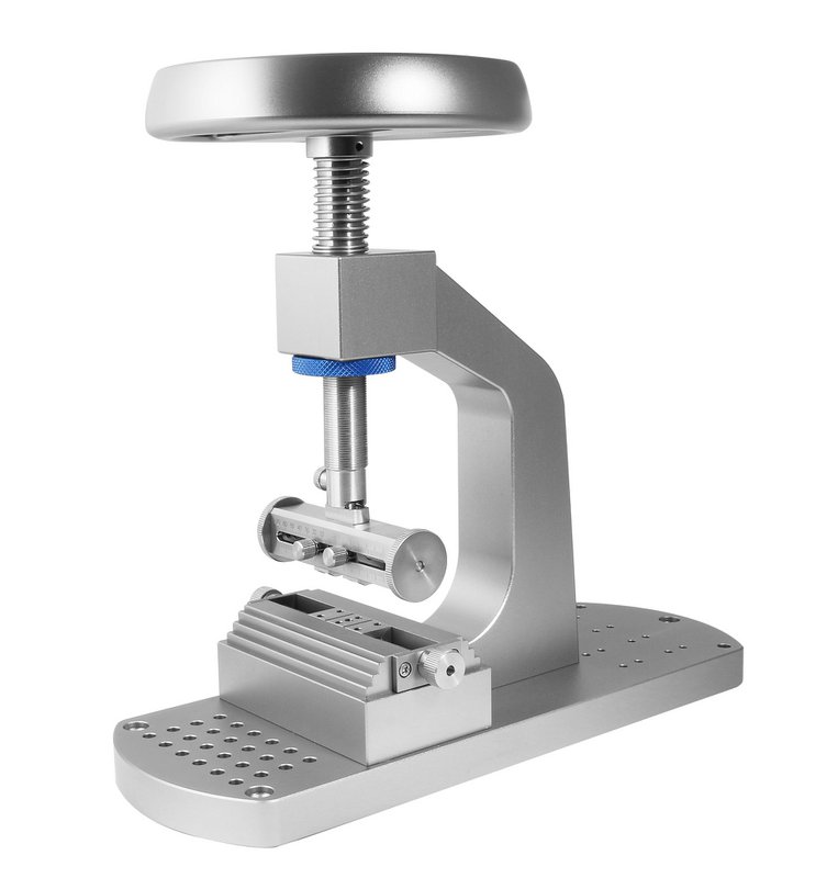 Hochwertiger Gehäuseöffner mit Handrad, Edelstahl, grau