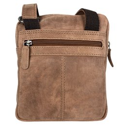 Skuldertaske eller Crossbody-taske i 6 farver glat læder med justerbar skulderrem