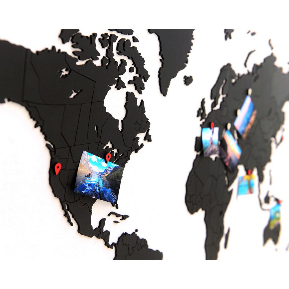 Carte du monde en bois - True Puzzle