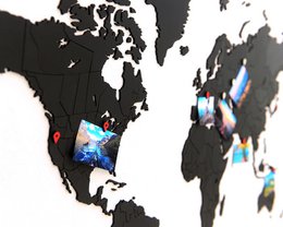 Carte du monde en bois - True Puzzle