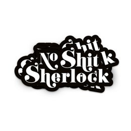 Sticker No shit Sherlock