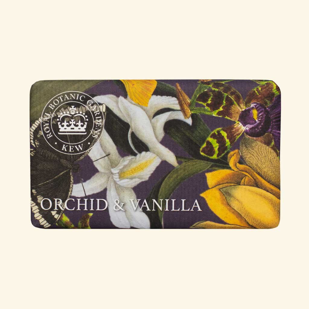 KEW RBG Shea Butter Soap 240g - Orchid & Vanilla