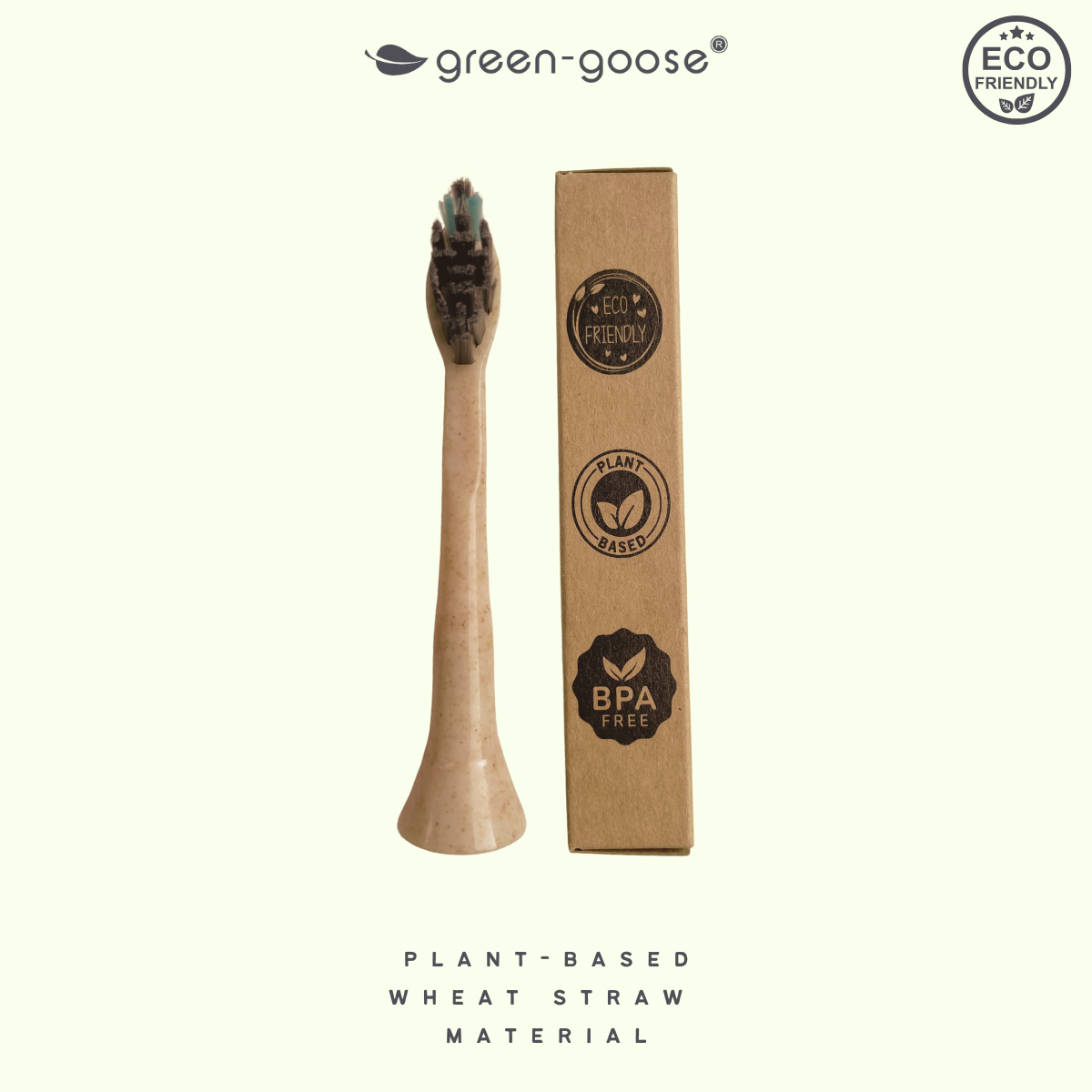 green-goose Sonicare Bio-based Brush Heads - 4 Pieces - Adults