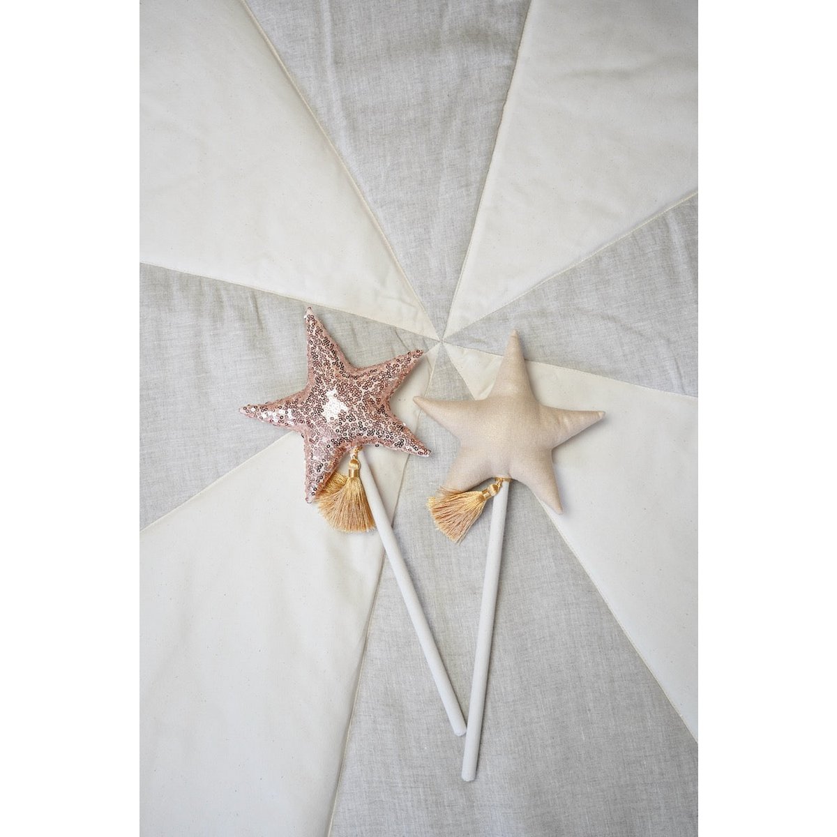 "Roseguld pailletter" Wand
